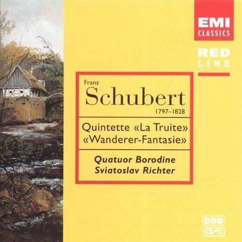 Cover for Quatuor Borodine / Richter Sviatoslav · Quintette ''la Truite'' / ''wanderer-fantasie'' (CD) (1998)