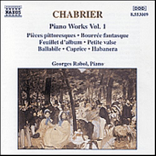 Cover for Chabrier / Rabol · Piano Works 1 (CD) (1995)