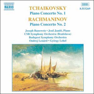 Tchaikovsky / Rachmaninov: Piano Concertos - Banowetz, Joseph / Jeno Jando - Muziek - NAXOS - 0730099426923 - 19 oktober 1995