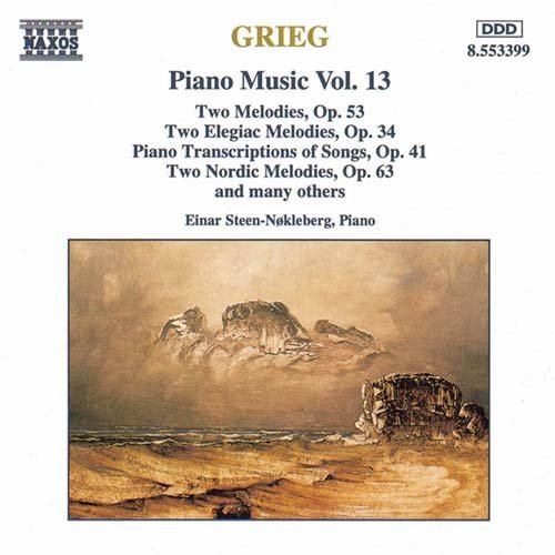 Piano Music 13 - Grieg / Steen-nokleberg - Musikk - NAXOS - 0730099439923 - 26. mars 1996