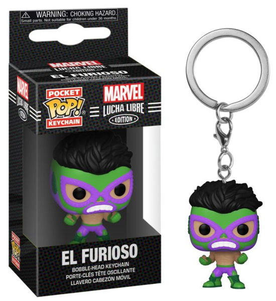 Funko Pop Keychain: Marvel Lucha Libre - Hulk - Funko - Produtos - Funko - 0889698538923 - 12 de dezembro de 2022