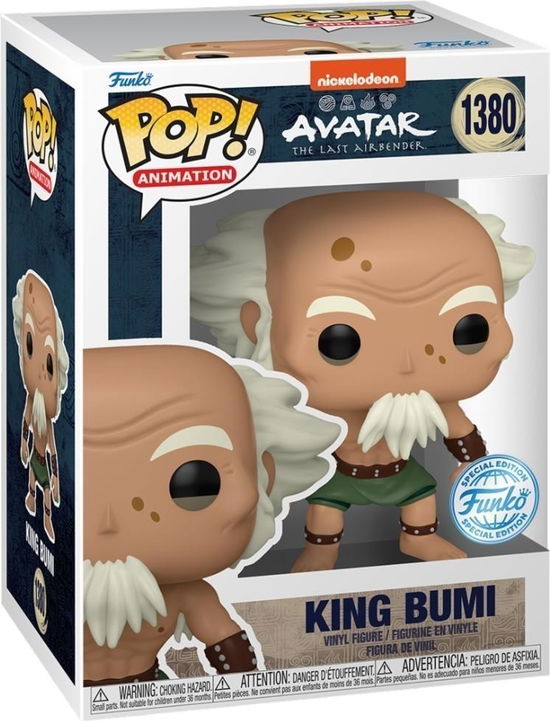 Avatar Der Herr der Elemente POP! Animation Vinyl - Funko POP Animation ATLA King Bumi - Merchandise - Funko - 0889698736923 - February 23, 2024