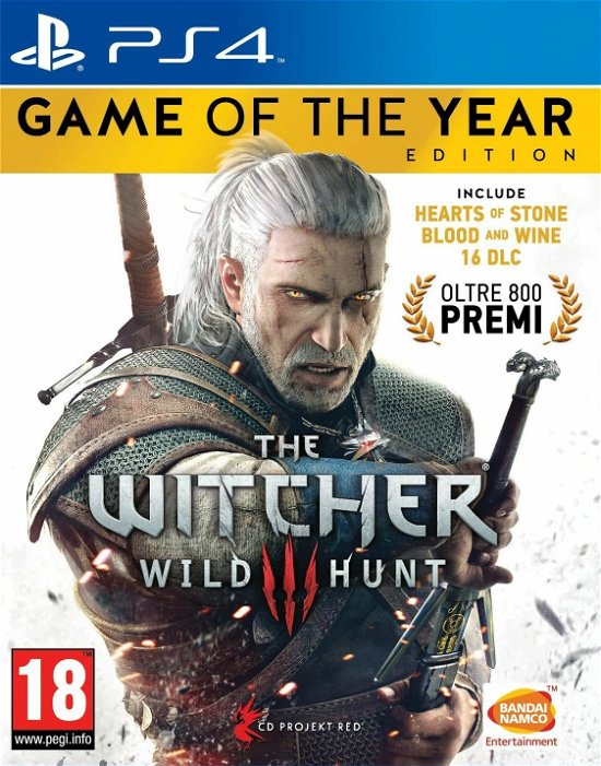 Cover for Ps4 · Namco Bandai The Witcher 3: Wild Hunt Game Of The Year Edition (MERCH)