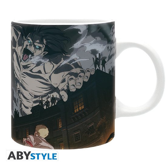 Cover for Attack On Titan · ATTACK ON TITAN - Mug - 320 ml - S4 key art - subl (Toys)