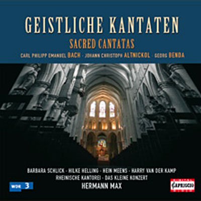 * Geistliche Kantaten - H.Max / Reinische Kantorei - Musikk - Capriccio - 4006408671923 - 15. september 2008
