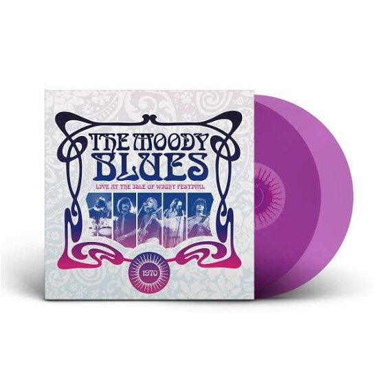 Cover for Moody Blues · Live At The Isle Of Wight 1970 (Limited Violet Vinyl) (LP) [Limited edition] (2020)