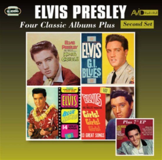 Cover for Elvis Presley · King Creole / Gi Blues / Blue Hawaii / Girls (CD) (2018)