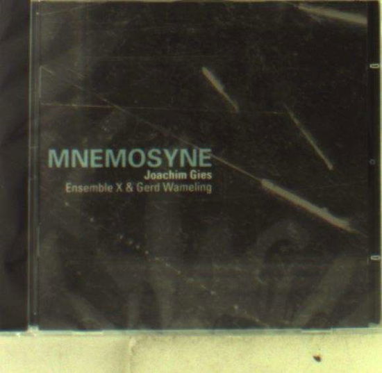 Cover for Joachim Gies; Ensemble X &amp; Gerd Wameling; · Mnemosyne (CD) (2016)