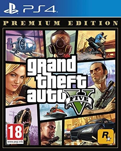 GTA  5  PS-4  Premium AT - Ps4 - Game - Take Two Interactive - 5026555426923 - September 27, 2019