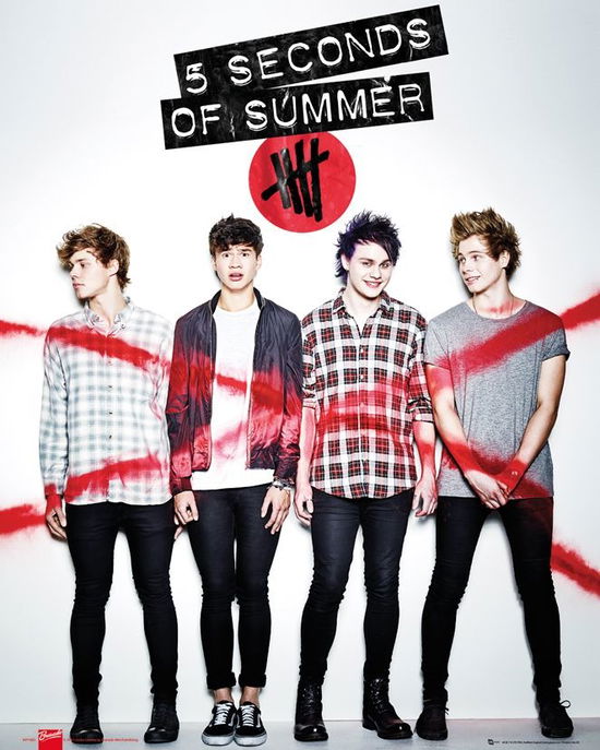 5 Seconds Of Summer - Album Cover (Poster Mini 40x50 Cm) - 5 Seconds Of Summer - Merchandise -  - 5028486265923 - 