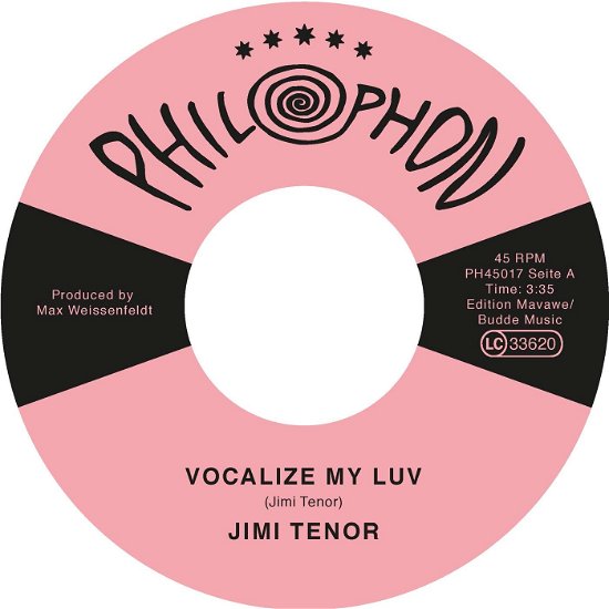 Cover for Jimi Tenor · Vocalize My Luv (VINIL) (2019)