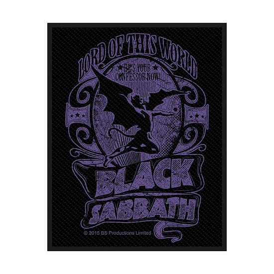 Cover for Black Sabbath · Black Sabbath Standard Patch: Lord Of This World (Retail Pack) (Patch) [Black edition] (2019)