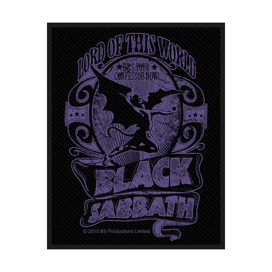 Black Sabbath · Black Sabbath Standard Patch: Lord Of This World (Retail Pack) (Patch) [Black edition] (2019)