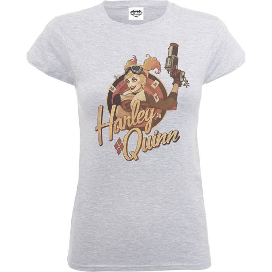 Cover for DC Comics · DC Comics Ladies Tee: Harley Quinn (Klær) [size XL] [Grey - Ladies edition]