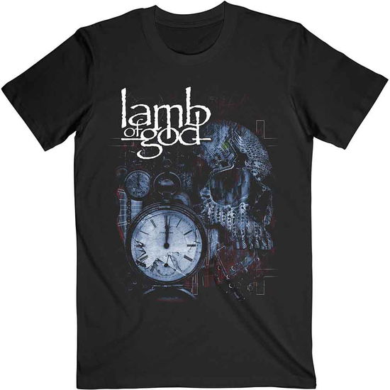 Cover for Lamb Of God · Lamb Of God Unisex T-Shirt: Circuitry Skull Recolour (T-shirt) [size S] [Black - Unisex edition]