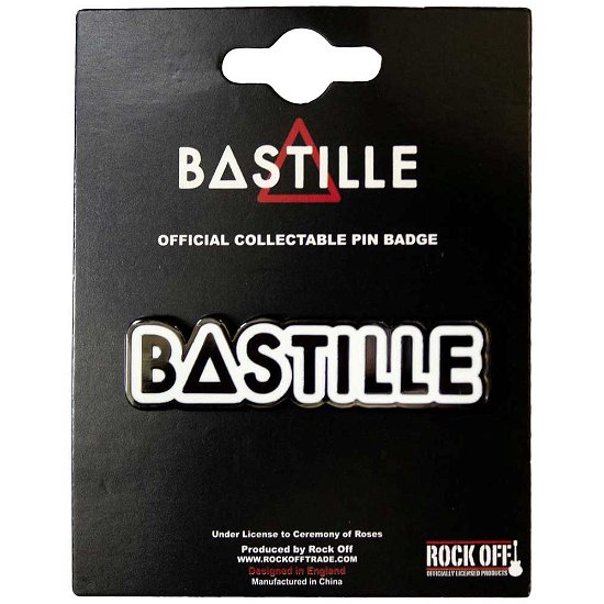 Bastille  Pin Badge: Logo - Bastille - Koopwaar -  - 5056737234923 - 