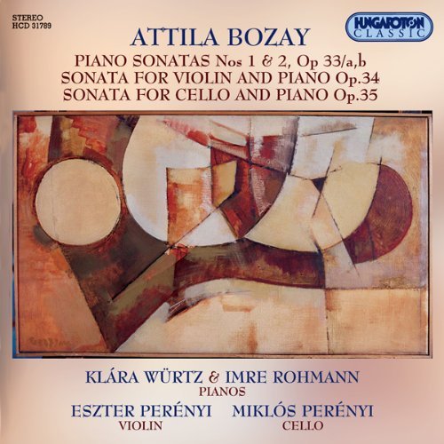 Cover for Bozay / Perenyi / Rohmann / Wurtz · Piano Sonatas Nos 1 &amp; 2 Op 33/a B (CD) (1998)