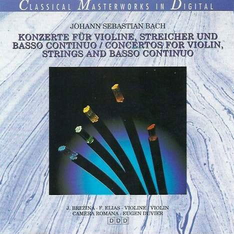 Cover for Concerti Per Violino - Bach (CD)