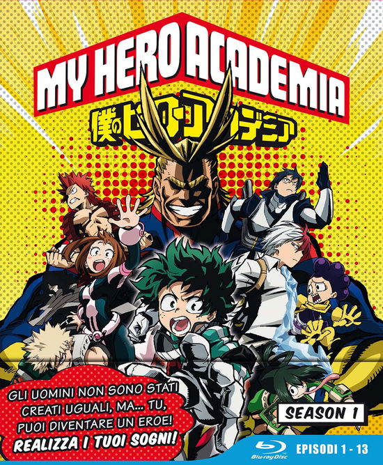 Cover for My Hero Academia - Stagione 01 (Blu-ray) [Ltd edition] (2018)