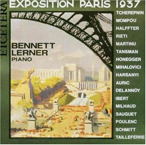 Cover for Bennett Lerner · Exposition Paris 1937 (CD) (2014)