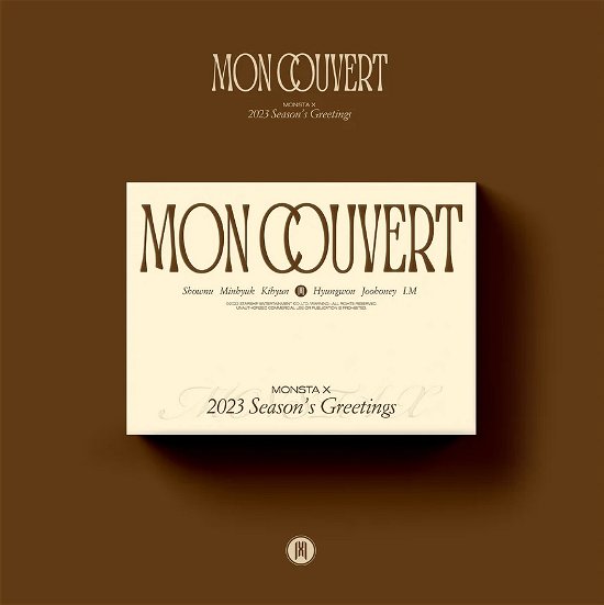 2023 Season's Greetings : Mon Couvert (Desk Calendar Ver.) - Monsta X - Merchandise - STARSHIP ENT. - 8809696008923 - 30. december 2022