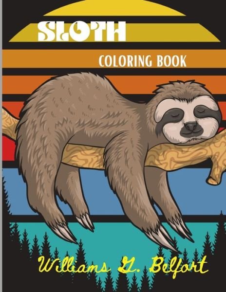 Cover for Smudge Jessa · Sloth Coloring Book (Paperback Bog) (2021)
