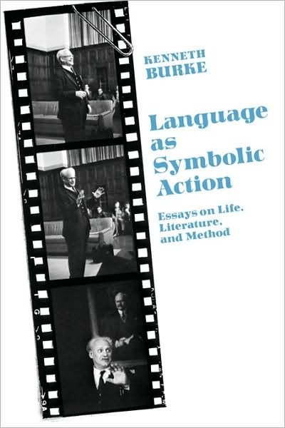 Cover for Kenneth Burke · Language As Symbolic Action: Essays on Life, Literature, and Method (Paperback Bog) (1968)