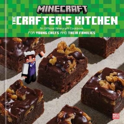 Cover for The, Official Minecraft Team, · The Crafter's Kitchen: An Official Minecraft Cookbook for Young Chefs and Their Families (Hardcover Book) (2024)