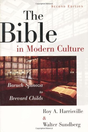 Cover for Mr. Roy A. Harrisville · The Bible in Modern Culture: Baruch Spinoza to Brevard Childs (Paperback Book) (2002)
