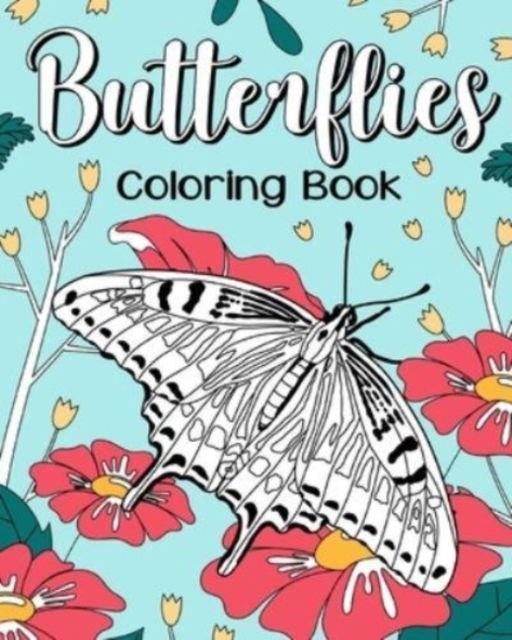 Cover for Paperland · Butterfly Coloring Book (Paperback Book) (2024)