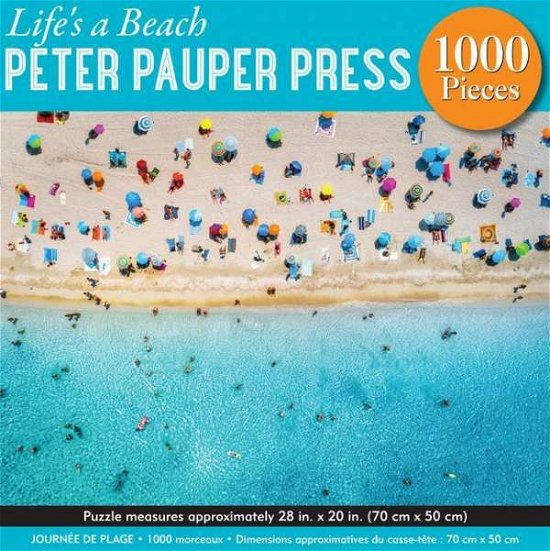 Life's a Beach 1,000 Piece Jigsaw Puzzle - Peter Pauper Press Inc - Inne - Peter Pauper Press, Inc, - 9781441334923 - 9 sierpnia 2020