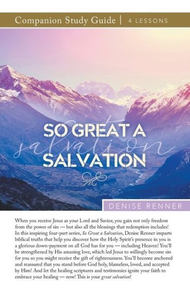 Cover for Denise Renner · So Great a Salvation Study Guide (Paperback Book) (2024)