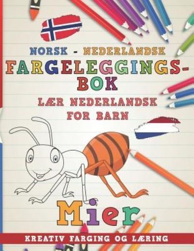 Cover for Nerdmediano · Fargeleggingsbok Norsk - Nederlandsk I L (Taschenbuch) (2018)