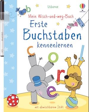 Cover for Usborne Verlag · Mein Wisch-und-weg-Buch: Erste Buchstaben kennenlernen (Paperback Book) (2022)