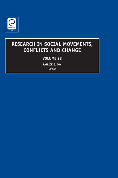 Cover for Patrick G Coy · Research in Social Movements, Conflicts and Change - Research in Social Movements, Conflicts and Change (Hardcover Book) (2008)