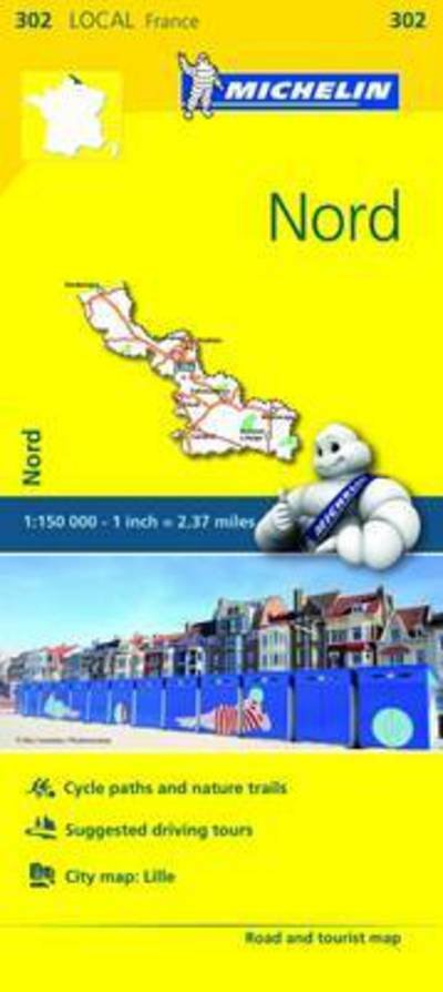 Cover for Michelin · Nord - Michelin Local Map 302: Map - Michelin Local Maps (Map) (2008)