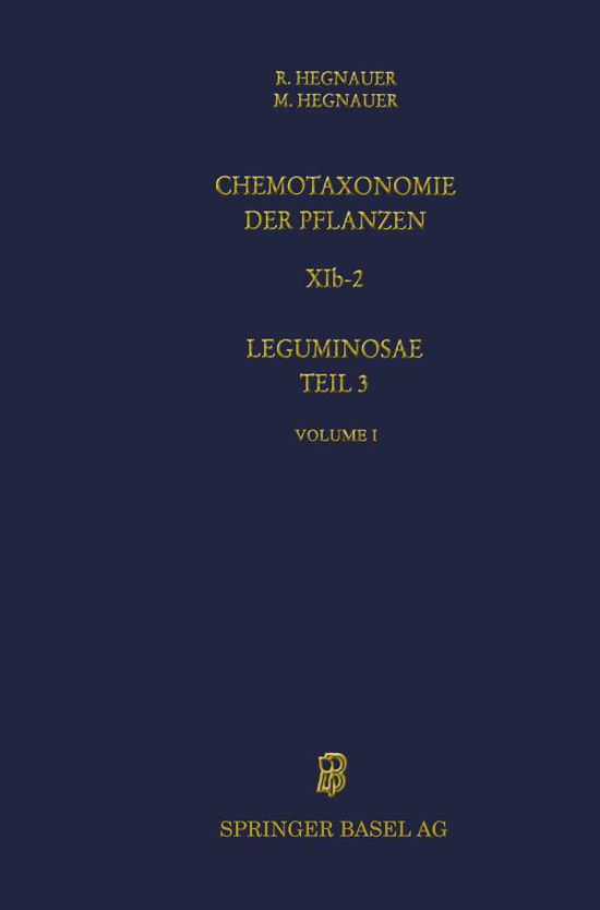 Cover for R. Hegnauer · Chemotaxonomie der Pflanzen (Book) (2014)