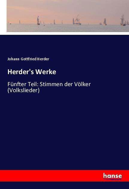 Cover for Herder · Herder's Werke (Book)