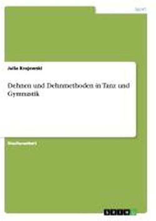 Cover for Krajewski · Dehnen und Dehnmethoden in Ta (Book) [German edition] (2007)