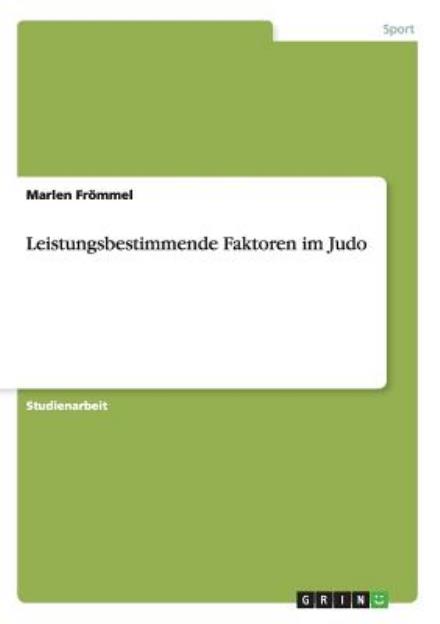 Cover for Frömmel · Leistungsbestimmende Faktoren i (Book) [German edition] (2013)