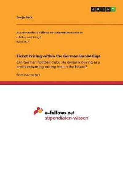 Cover for Beck · Ticket Pricing within the German B (Bog) (2017)