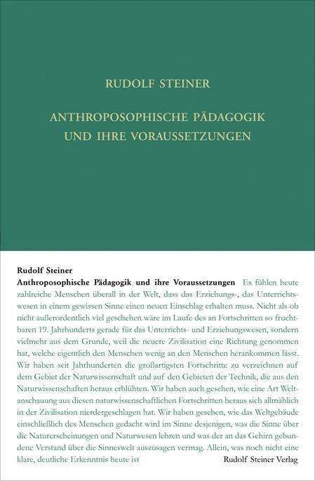 Cover for Steiner · Anthroposophische Pädagogik und (Bok)