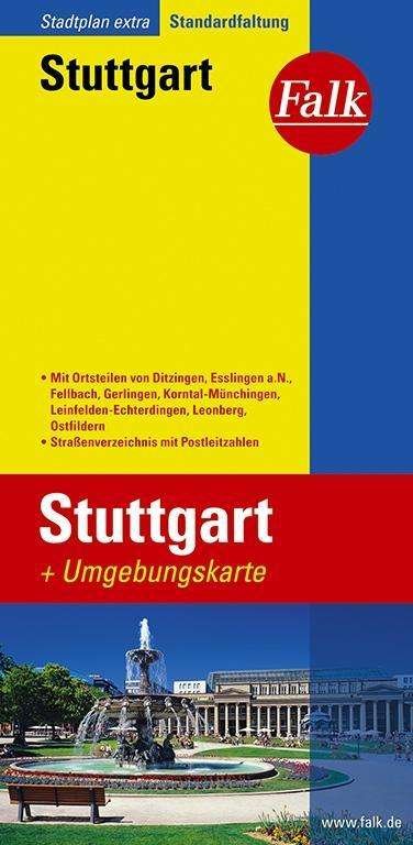 Cover for Mair-Dumont · Falkplan: Stuttgart (Hardcover Book) (2018)