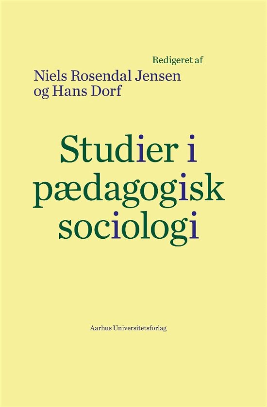 Cover for Dorf Hans · Asterisk 10: Studier i pædagogisk sociologi (Sewn Spine Book) [1er édition] (2016)