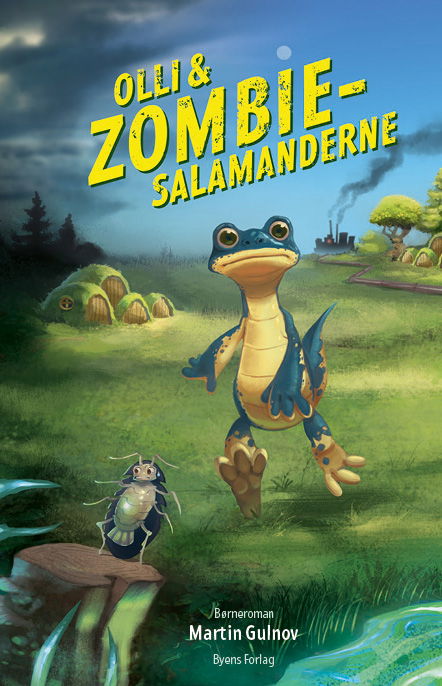 Cover for Martin Gulnov · Olli og zombiesalamanderne (Gebundenes Buch) [1. Ausgabe] (2023)