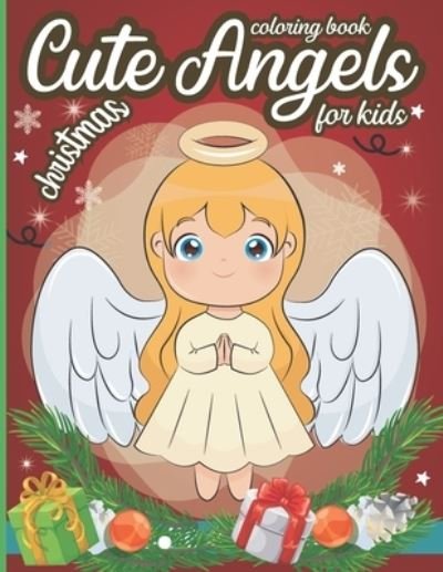 Cover for Focus Coloring Cave · Cute Christmas Angels coloring Book for kids (Taschenbuch) (2020)