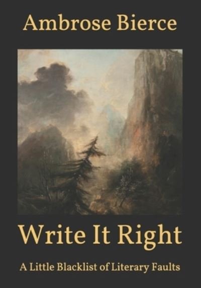 Cover for Ambrose Bierce · Write It Right (Paperback Bog) (2021)