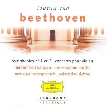 Berliner Philharmoniker / Karajan Herbert Von / Mutter Anne-sophie / Richter Sviatoslav / Rostropovich Mstislav · Symphonies Nos 1 & 3 ''eroica'' / Violin Concerto / Cello Sonata Op.69 (CD) (2000)