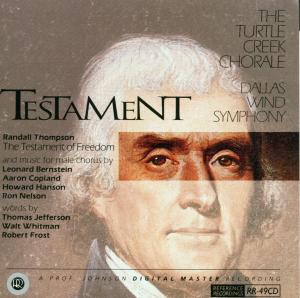 Testament - Turtle Creek Chorale & Dallas Wind - Musikk - REFERENCE - 0030911104924 - 25. april 2013