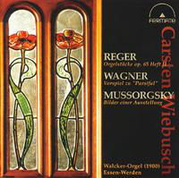 Cover for Reger / Wagner / Mussorgsky · Organ Works (CD) (1999)